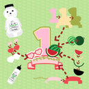 One in a Melon Banner Set