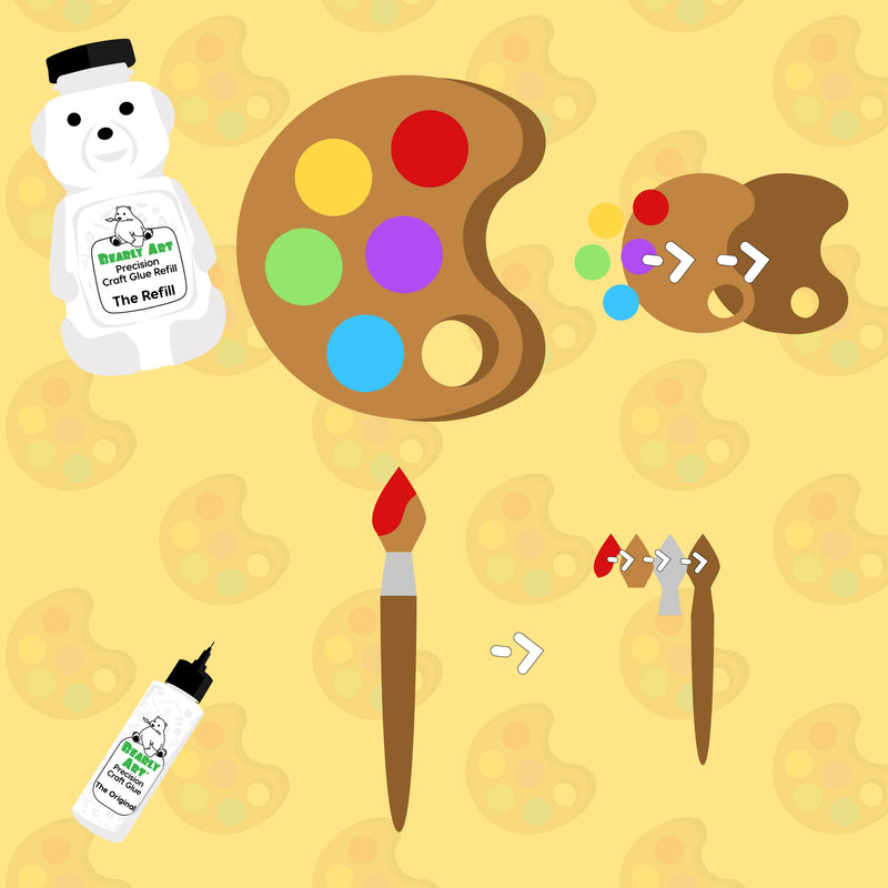 Paint Palette and Brush - Design Team 13 - Girlie Pops