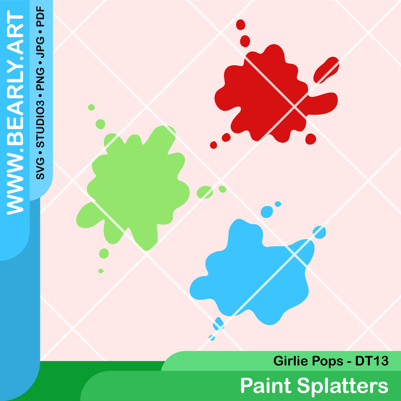 Paint Splatters - Design Team 13 - Girlie Pops