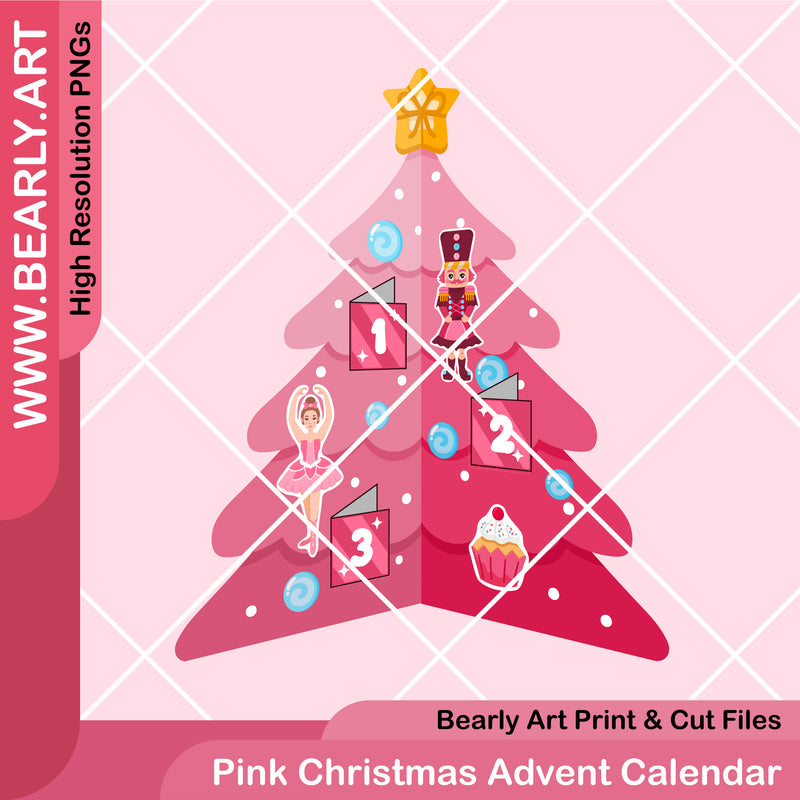 Pink Christmas Advent Calendar