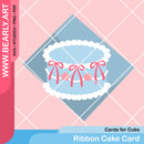 Ribbon Cake Card