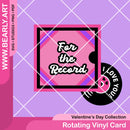Rotating Vinyl Card