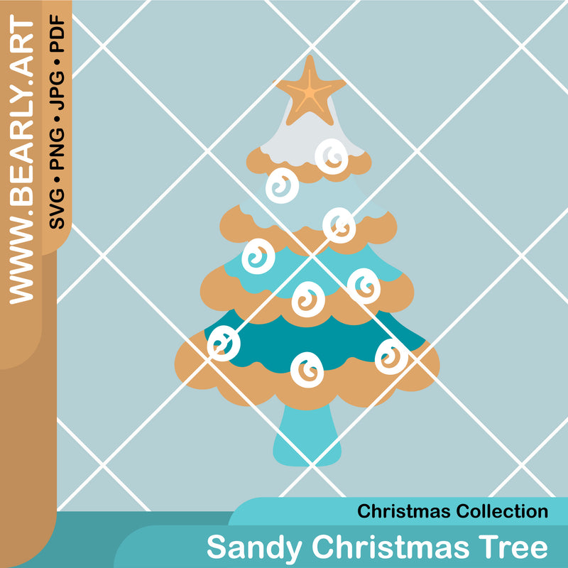 Sandy Christmas Tree