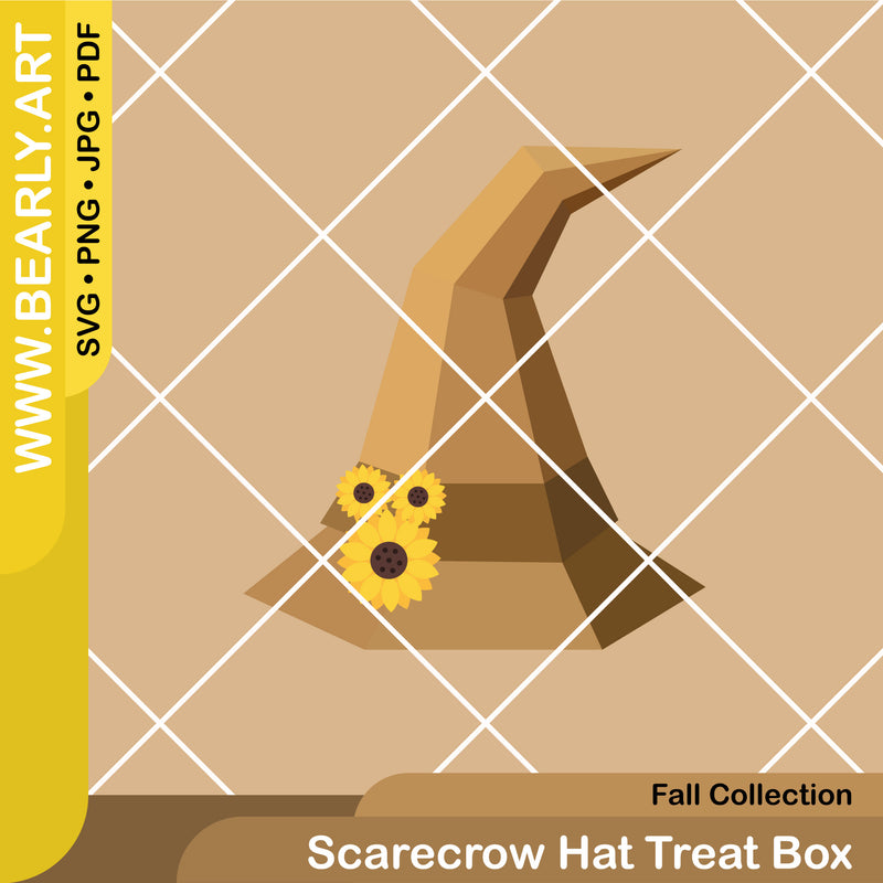 Scarecrow Hat Treat Box