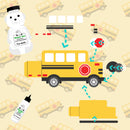 School Bus Box Card