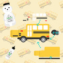 School Bus Box Card