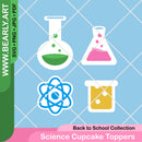 Science Cupcake Toppers