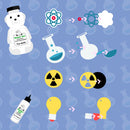 Science Shaker Cake Topper