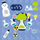 Science Shaker Cake Topper