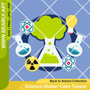 Science Shaker Cake Topper