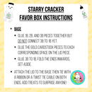 Starry Cracker Favor Box