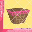 Summer Ice Cream Storage Box