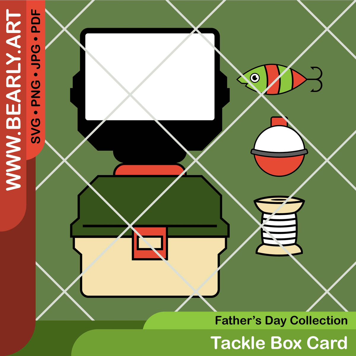 card board tackle box Tacklebox Blue Swirl The Water Wick Redeem Monthly Fishing Subscription Box