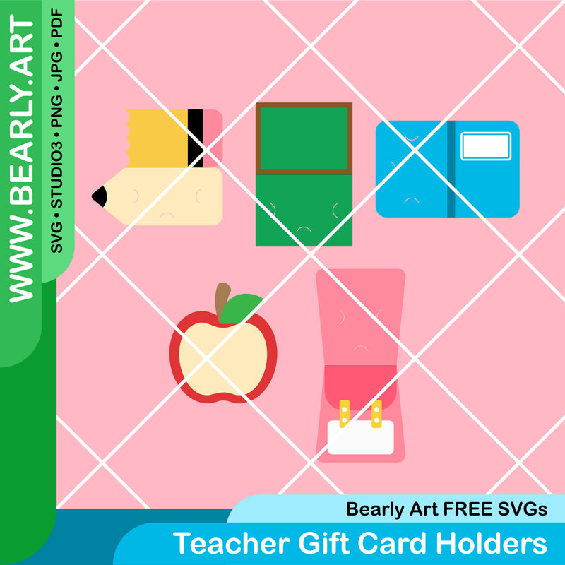 Teacher Gift Card Holders