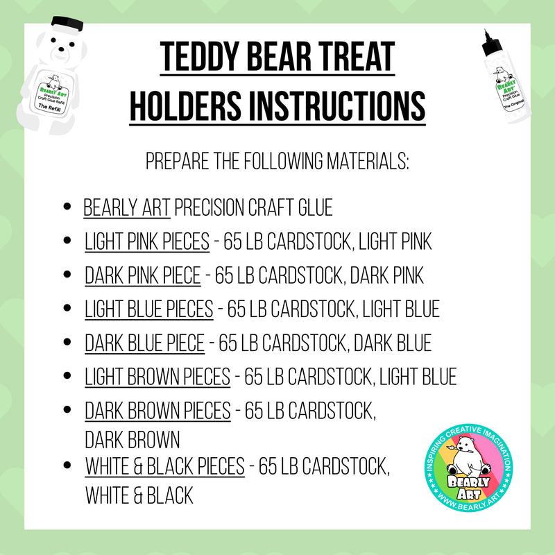 Teddy Bear Treat Holders