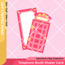 Telephone Booth Shaker Card