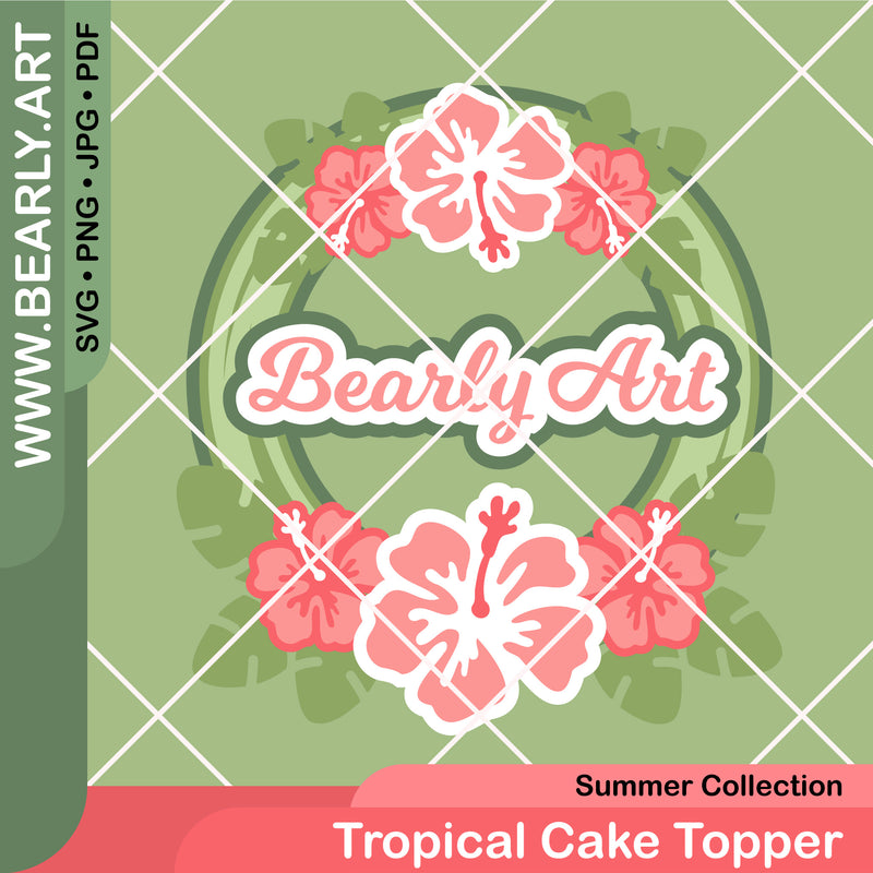 Tropical Cake Topper