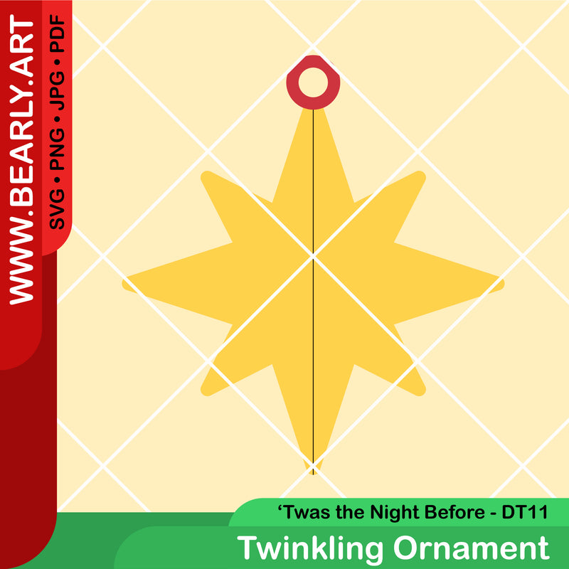 Twinkling Ornament - Design Team 11 - 'Twas the Night Before