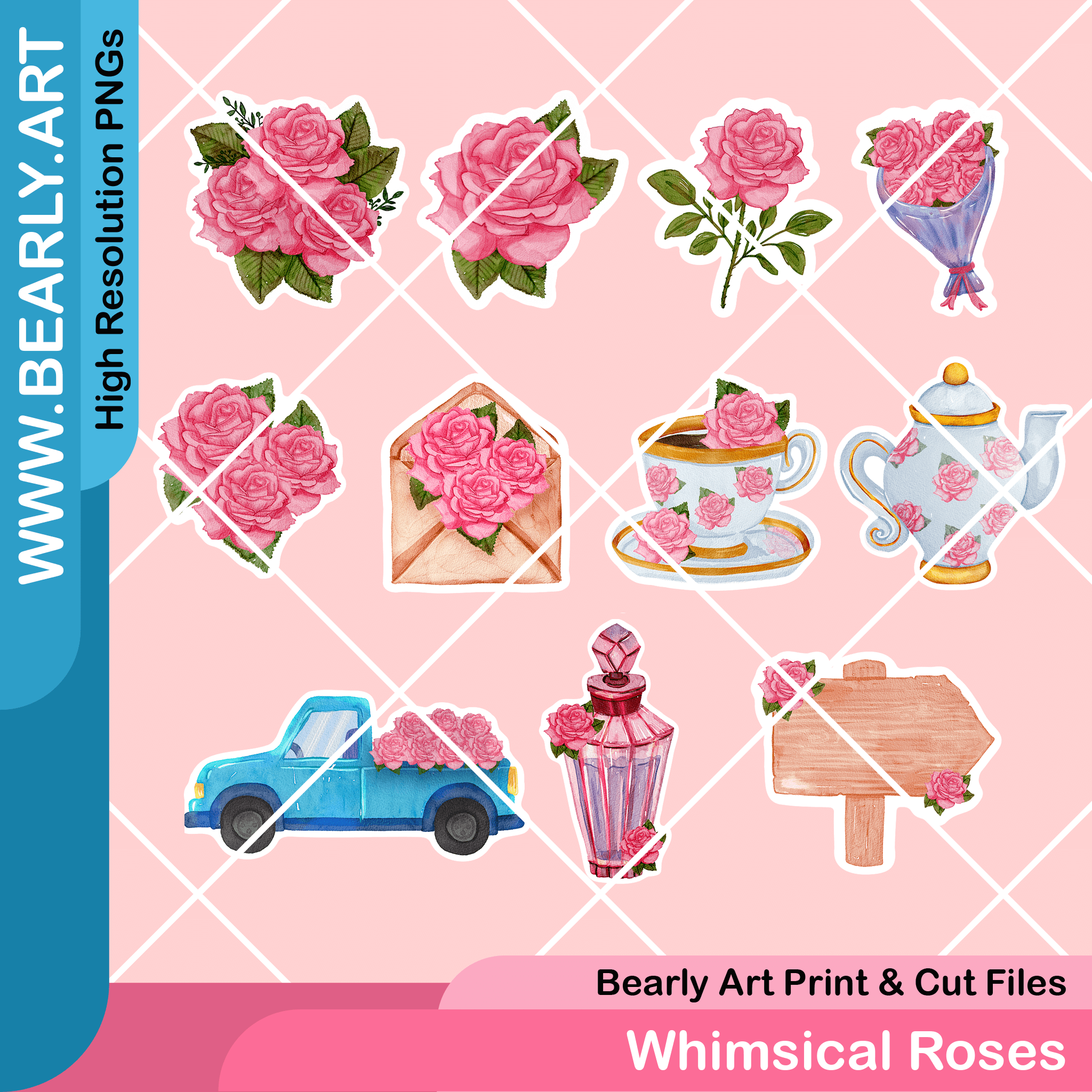 Whimsical Roses