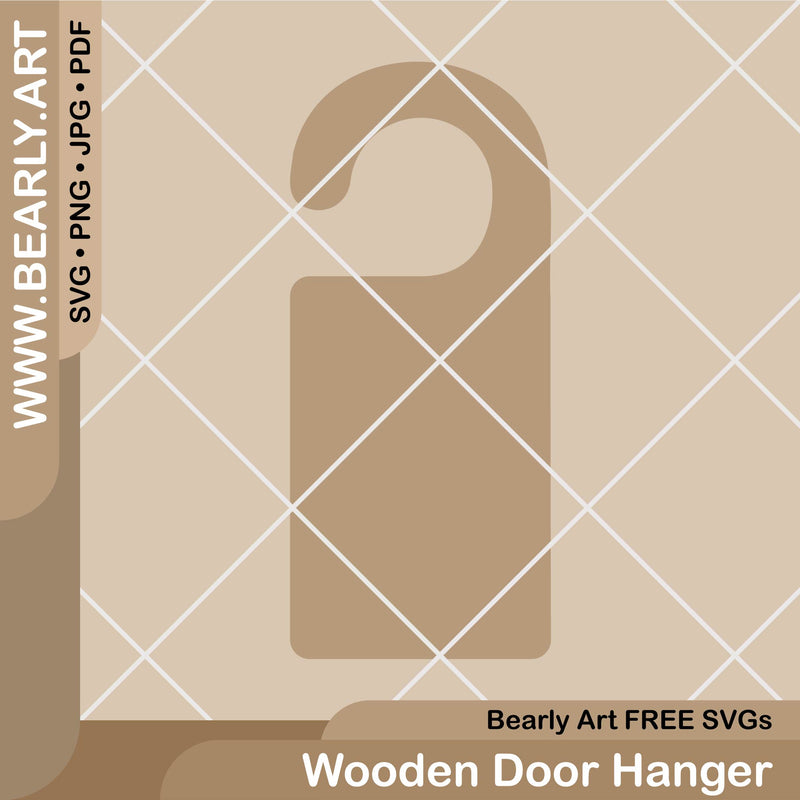 Wooden Door Hanger
