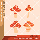 Woodland Mushrooms