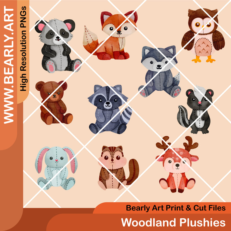 Woodland Plushies