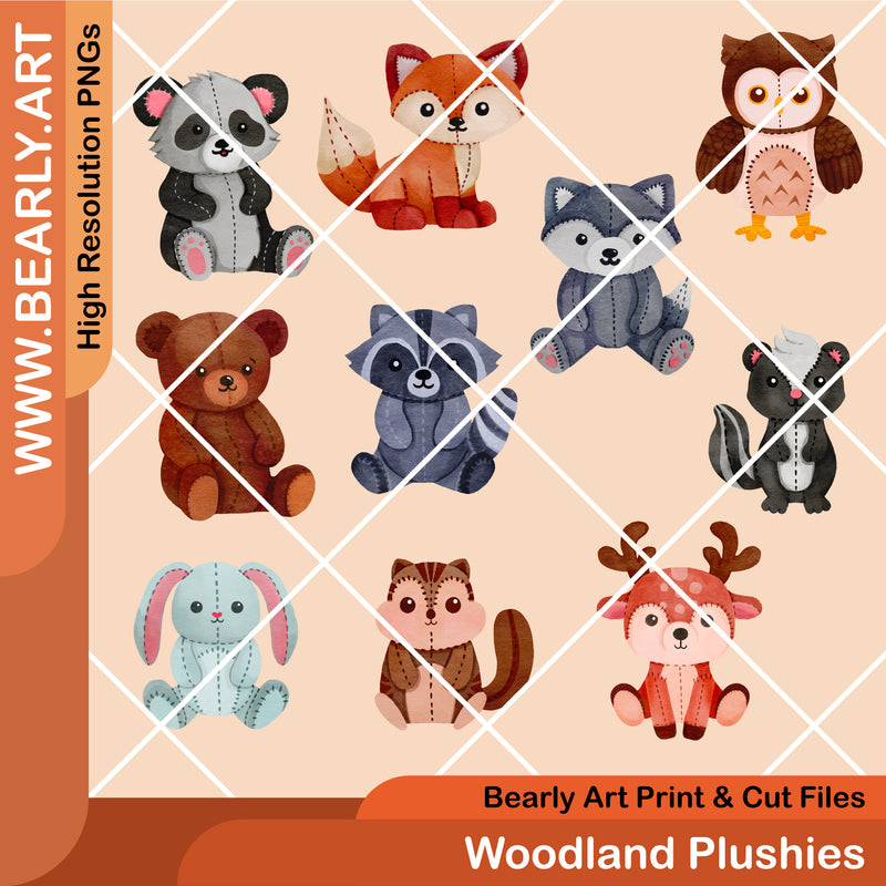 Woodland Plushies