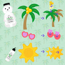 Summer Vibes Cake Topper from @SkyiCreations