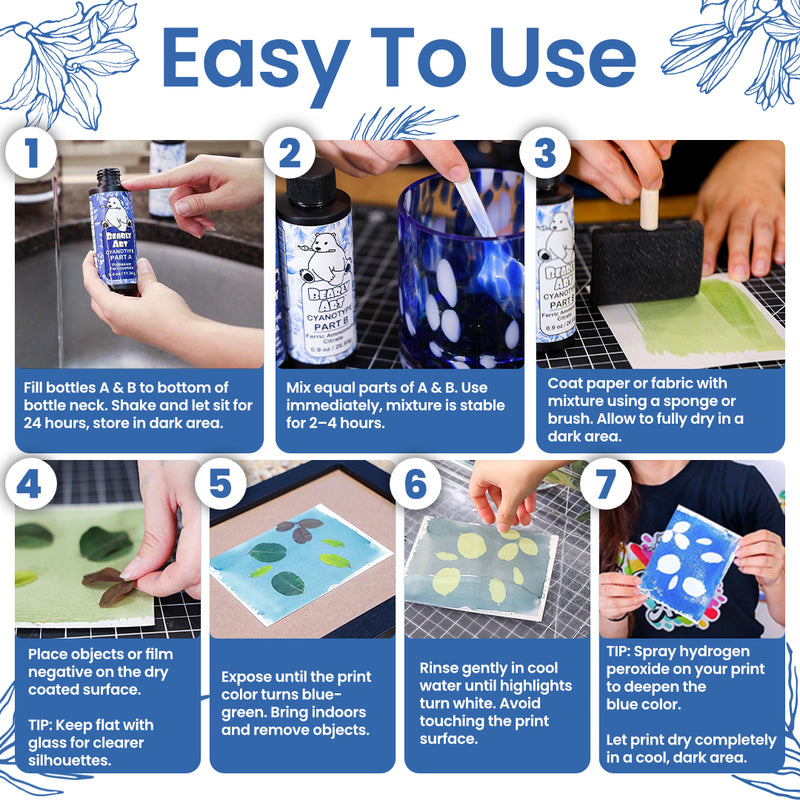 Bearly Art Cyanotype Kit - 16 fl oz