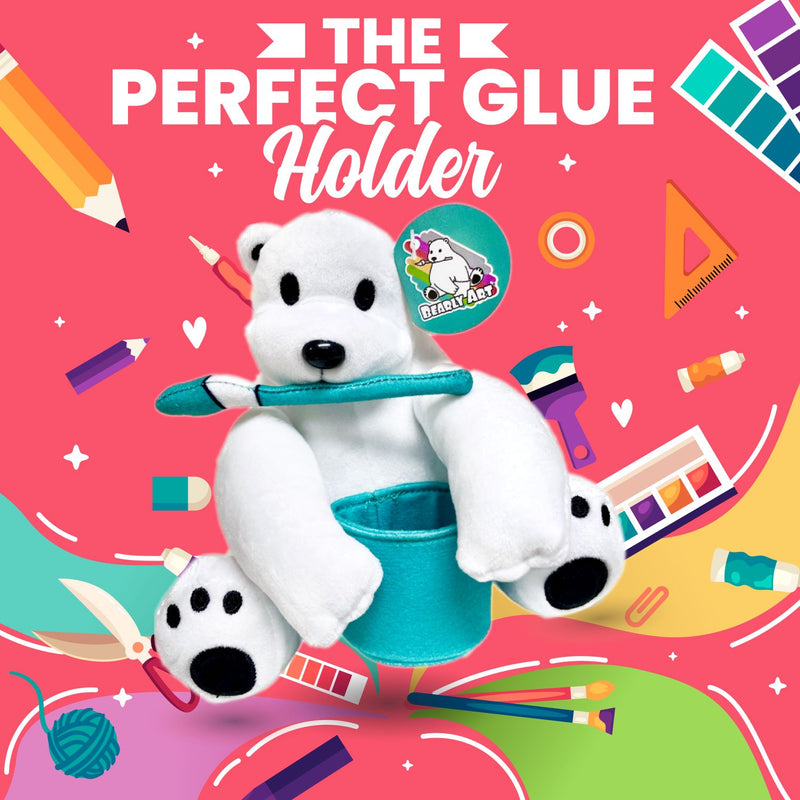 Limited Edition Two Tone/Color Changing Bearly Art Glue Holder