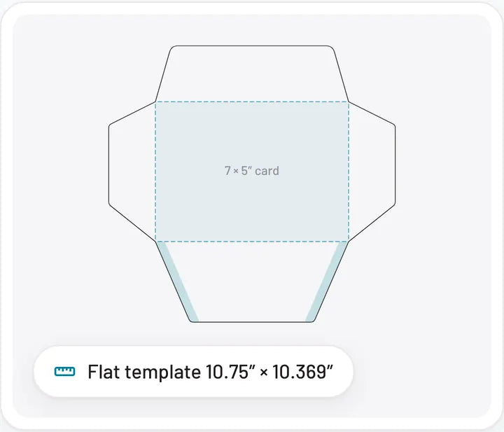 Envelope Maker: Square flap