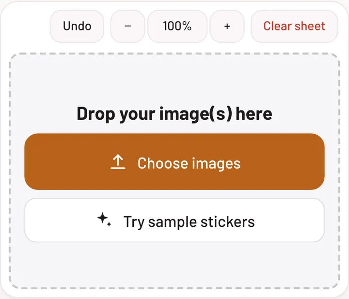 Sticker Sheet Maker: Drop a sticker pack