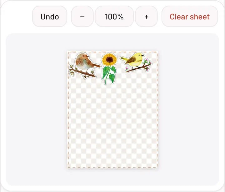 Sticker Sheet Maker: Stickers cut out for you