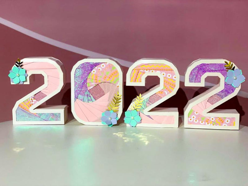 2022 3D Number Set from @Creatinfinity_