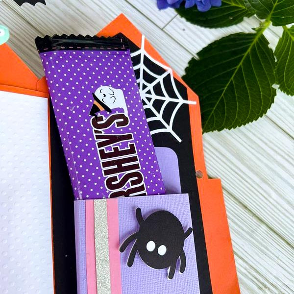 Haunted House Candy Bar Card - from @Be.Whimsy.Designs