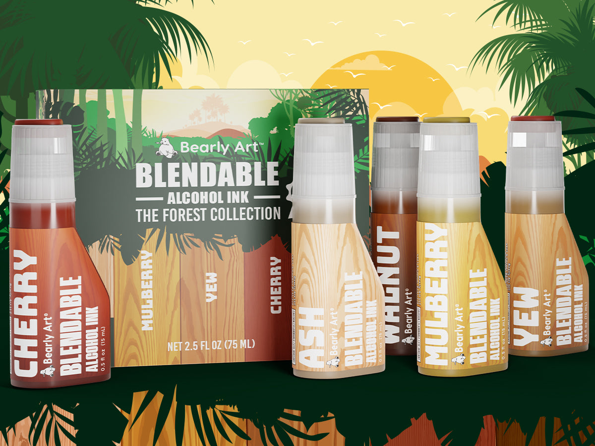 Blendable Alcohol Inks - The Forest Collection