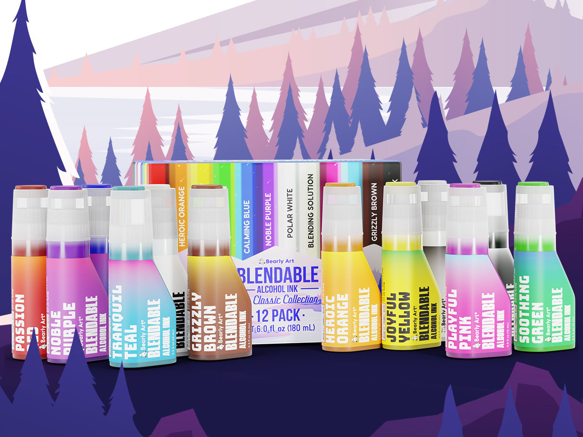 Blendable Alcohol Inks - The Classic Collection