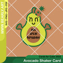 Cards For Cubs - Avocado Birthday Shaker Card