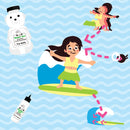 Cards For Cubs - Surf's Up Card