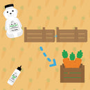 Carrot Crate Box Card