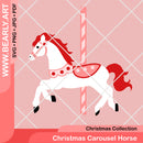 Christmas Carousel Horse