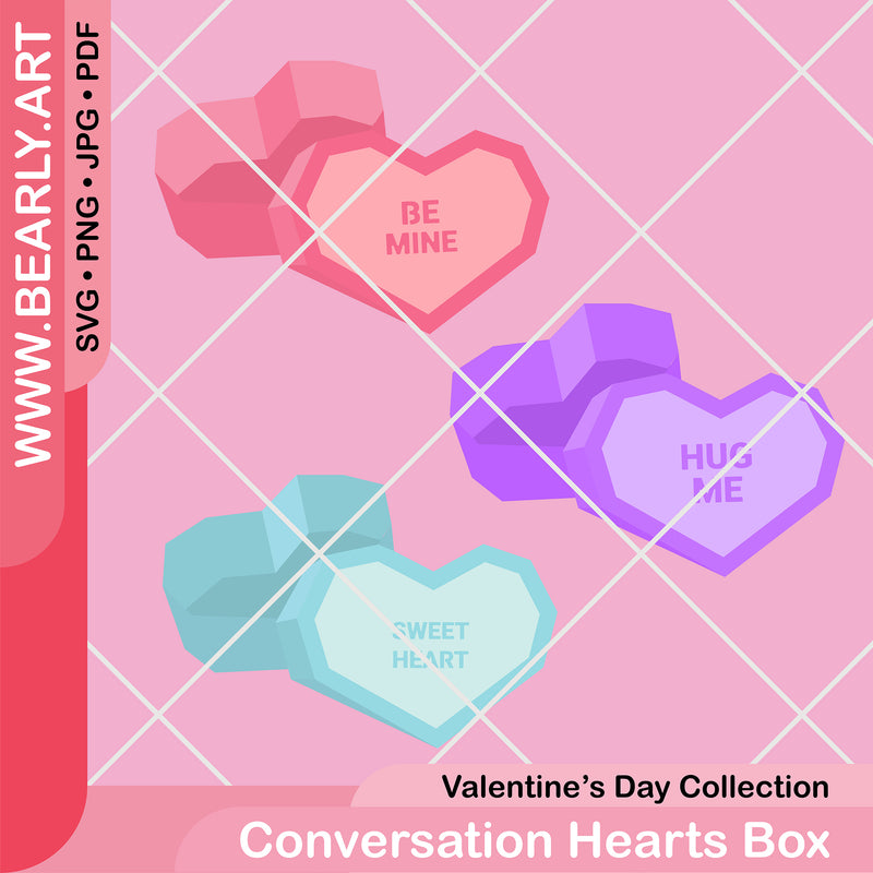 Conversation Hearts Box