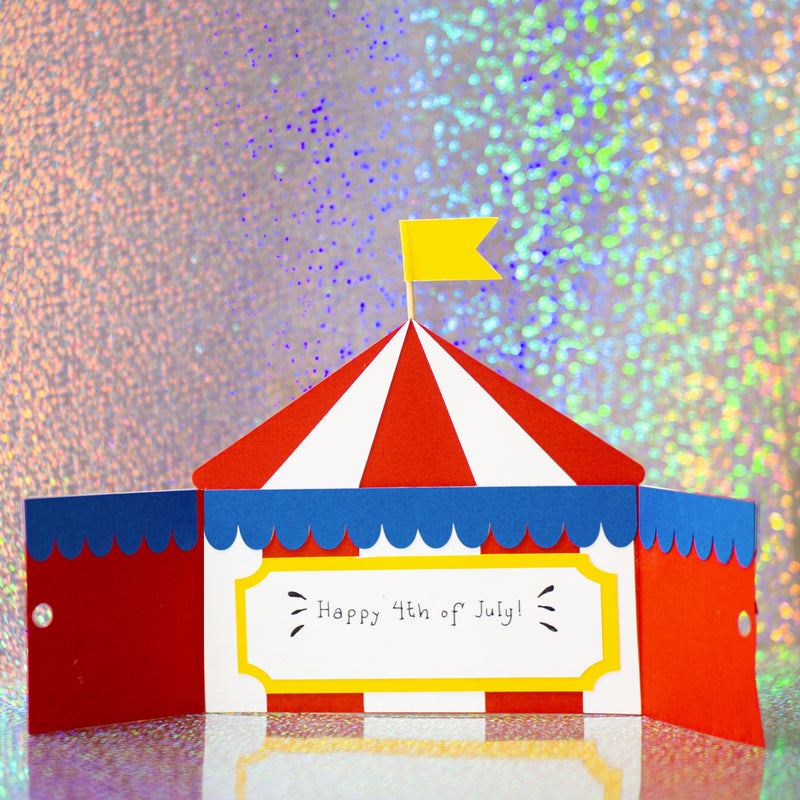 Cool Circus Tent Card
