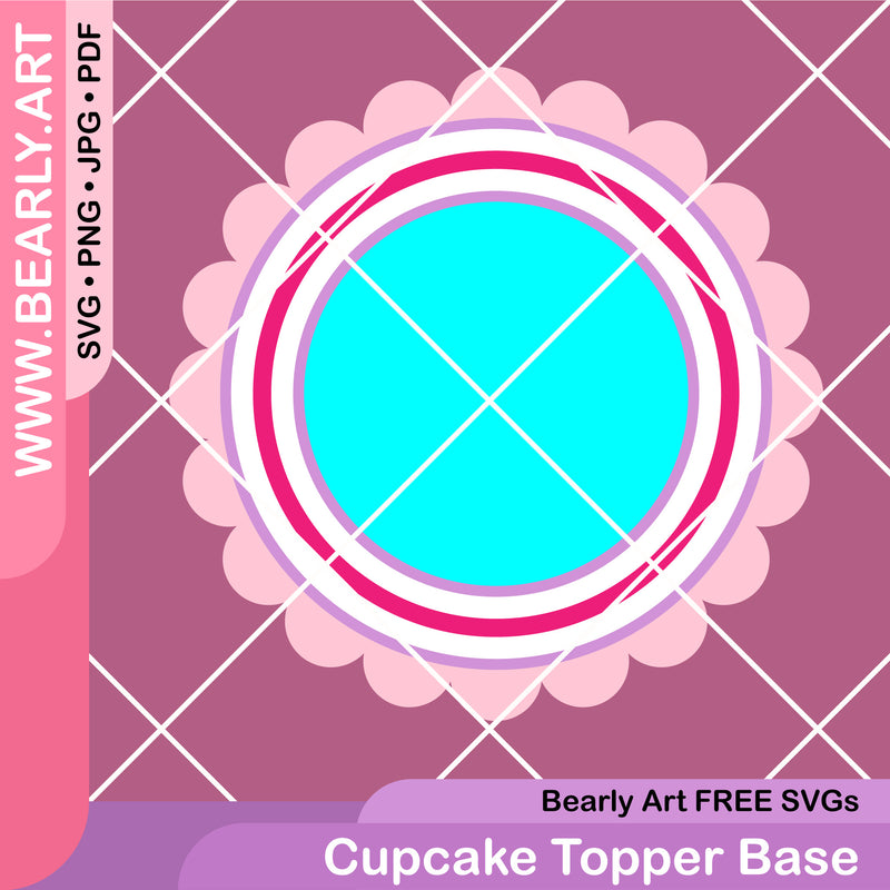 Cupcake Topper Base