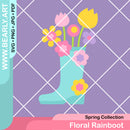 Floral Rainboot