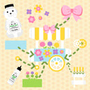 Flower Cart Box Card