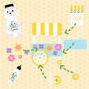 Flower Cart Box Card
