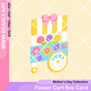Flower Cart Box Card