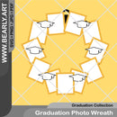 Graduation Photo Wreath