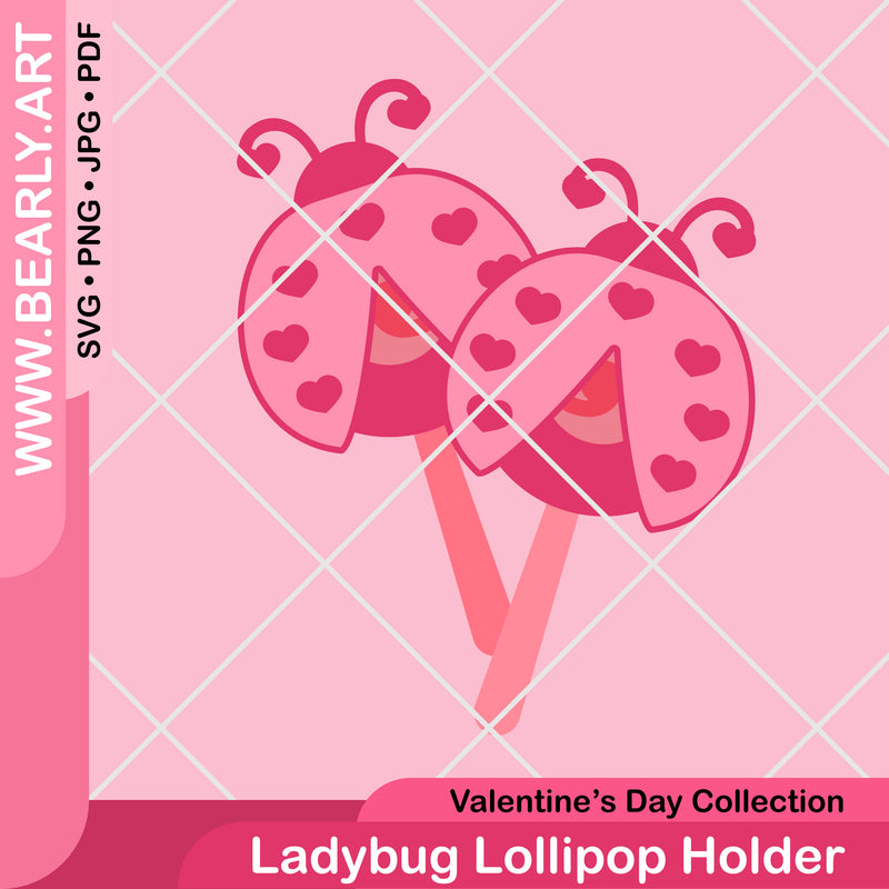 Ladybug Lollipop Holder